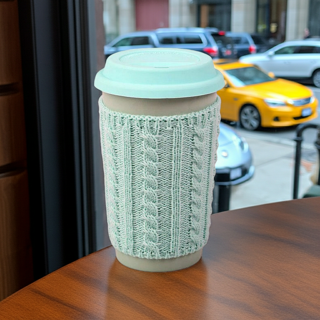 Cană ceramică cu capac din silicon - 520ml